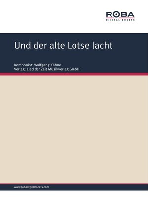 cover image of Und der alte Lotse lacht